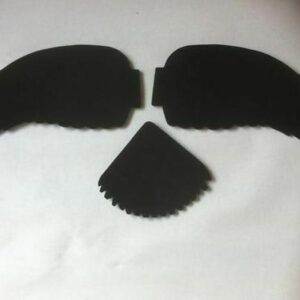 Flying crow wings and tail set